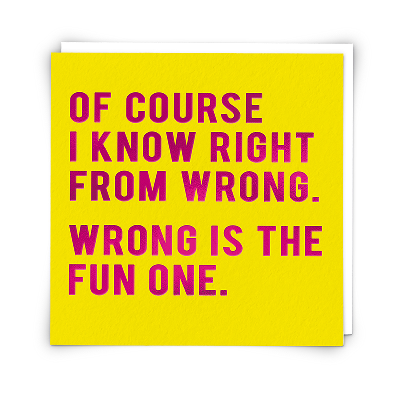 Right From Wrong