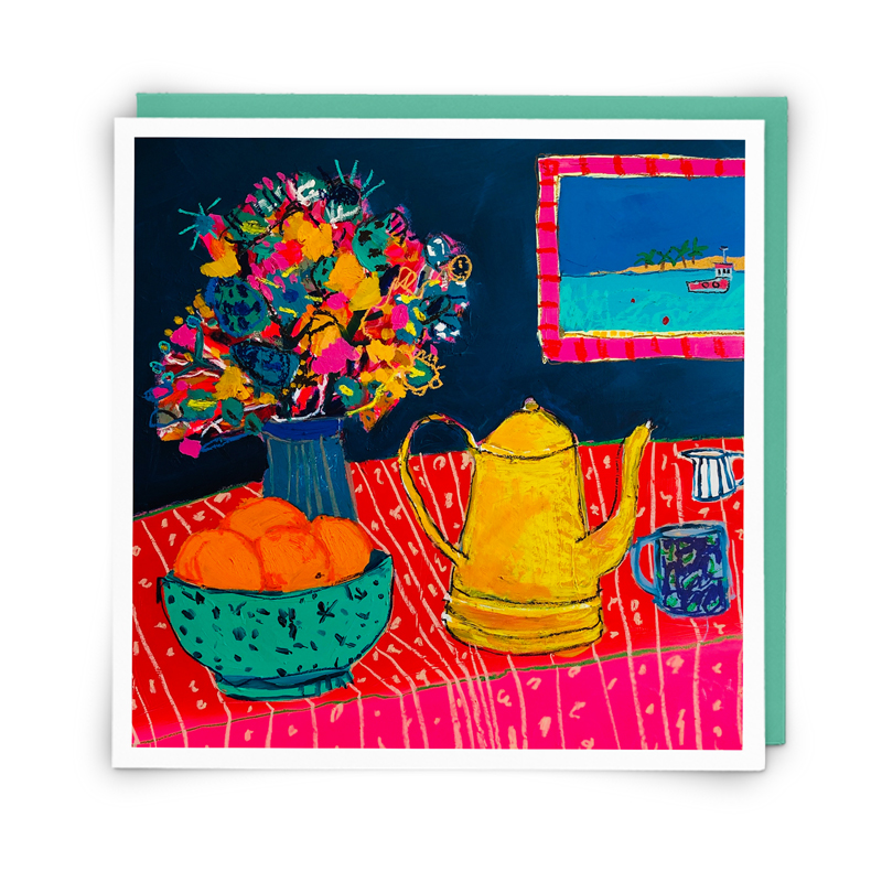 Oranges and tea