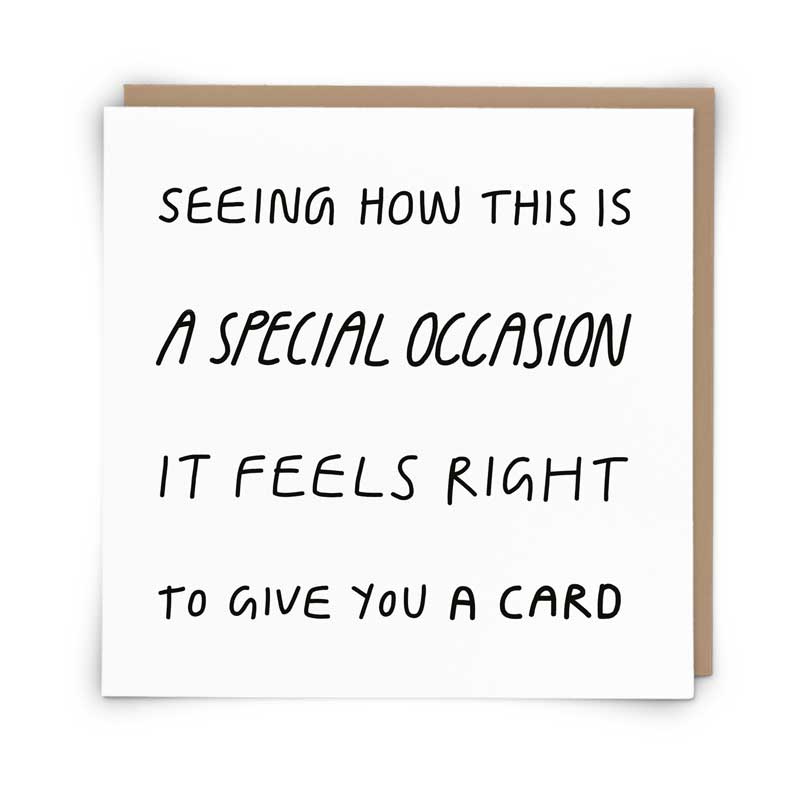 Special Occasion