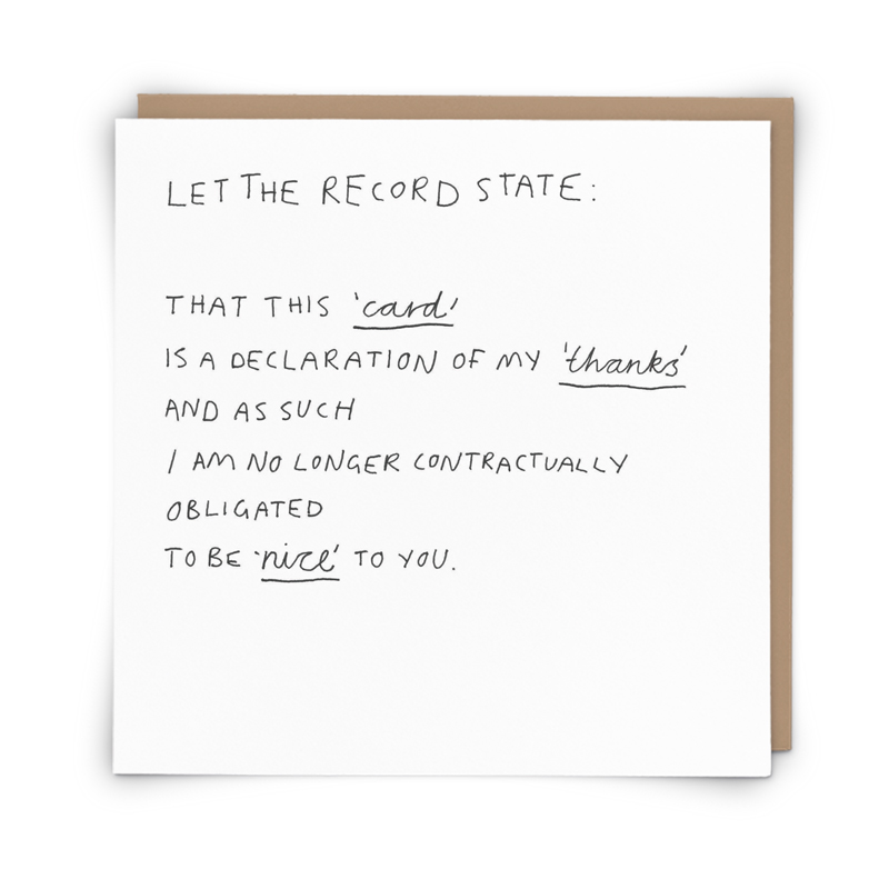 Declaration