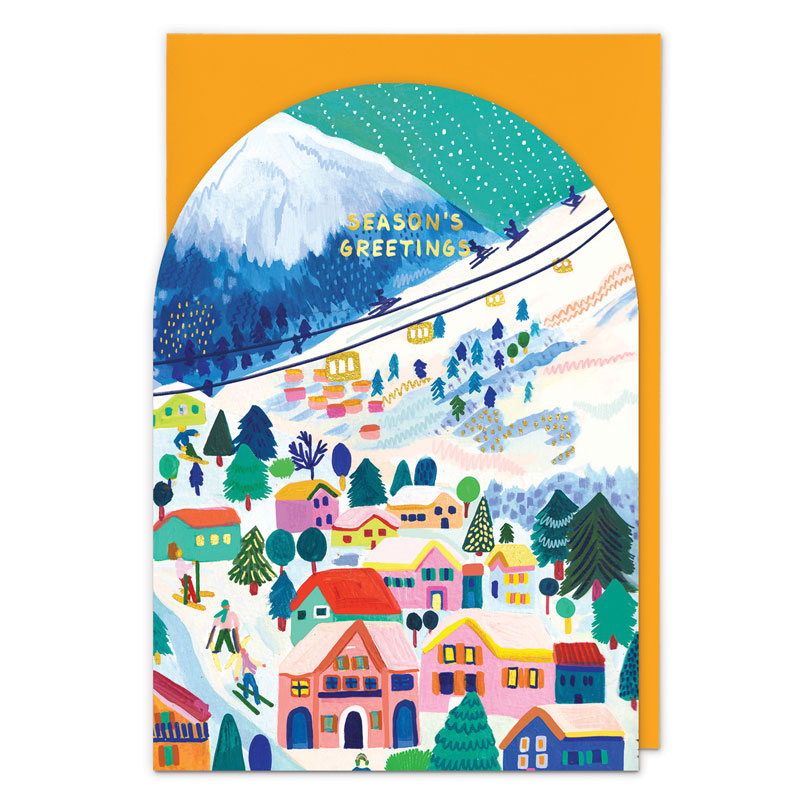 Retro Skiers