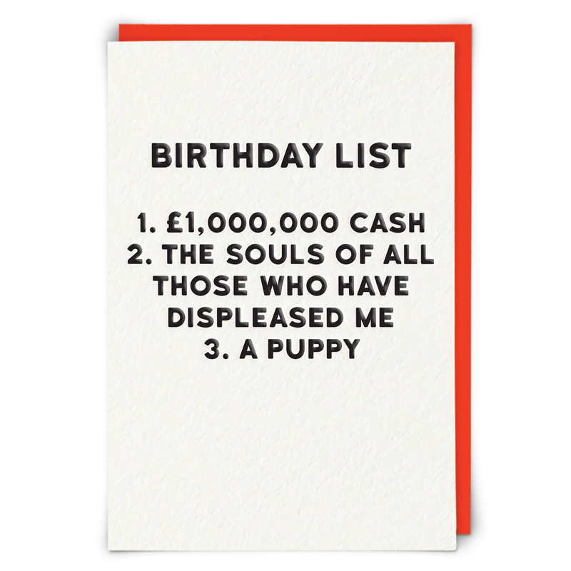 Birthday List