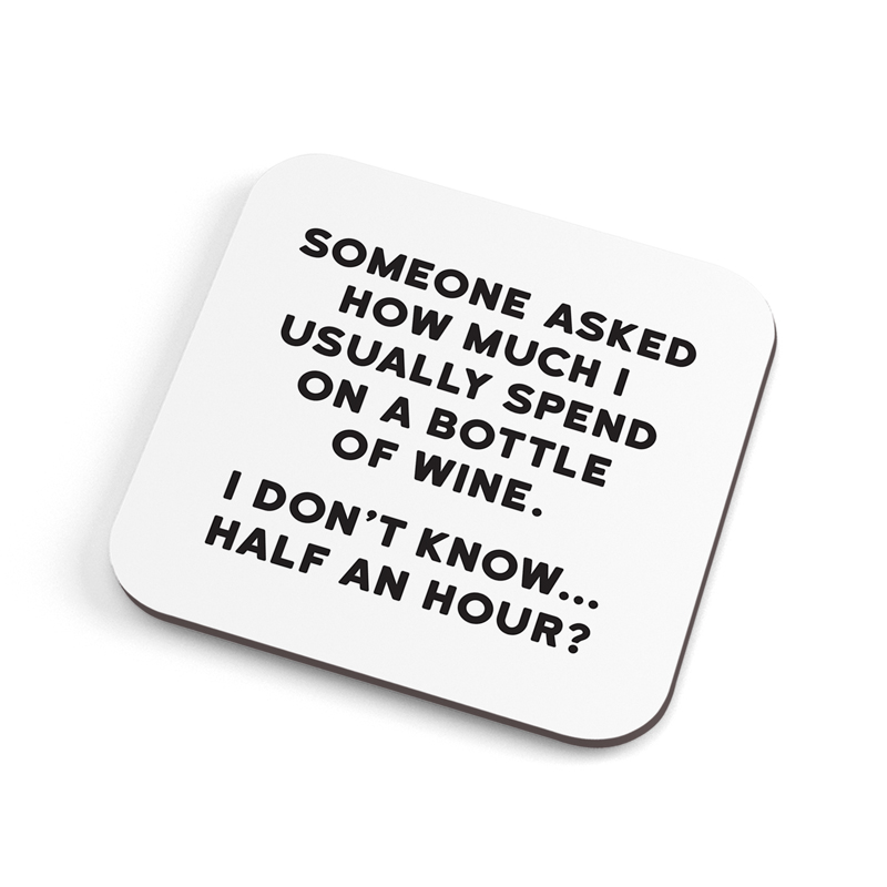 Bottle of Wine Coaster