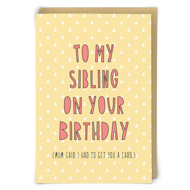 Sibling Bday