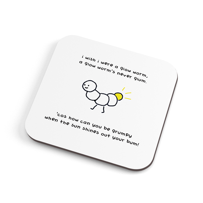Glow Worm Coaster- Trade Pack Of 6 Unit